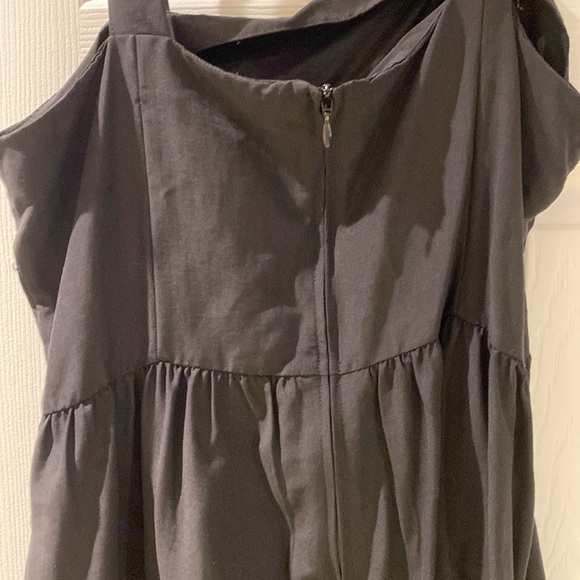 NWT HM black mini dress size 14 - Picture 4 of 7